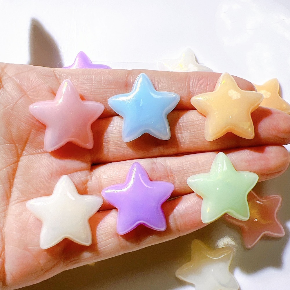 10 szt. Mini Kawaii Urocze Gwi – Star Flat Back recenzja i cena