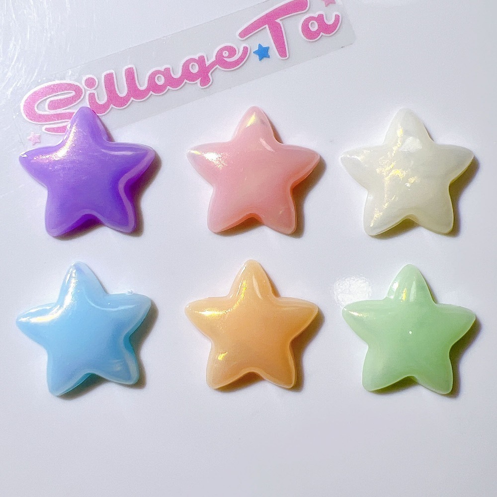 10 szt. Mini Kawaii Urocze Gwi – Star Flat Back recenzja i cena