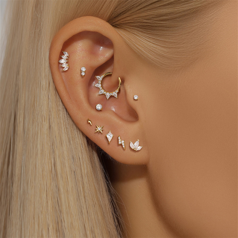 AIDE Real 14K Solid Gold Color – Body Jewelry Real Gold recenzja i cena