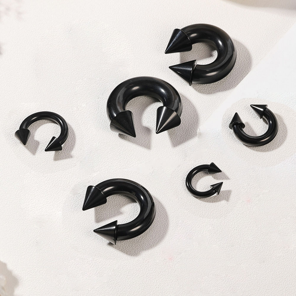 1/2 szt. Duży Pierścień do Nos – Body Jewelry Gauge Sizes recenzja i cena
