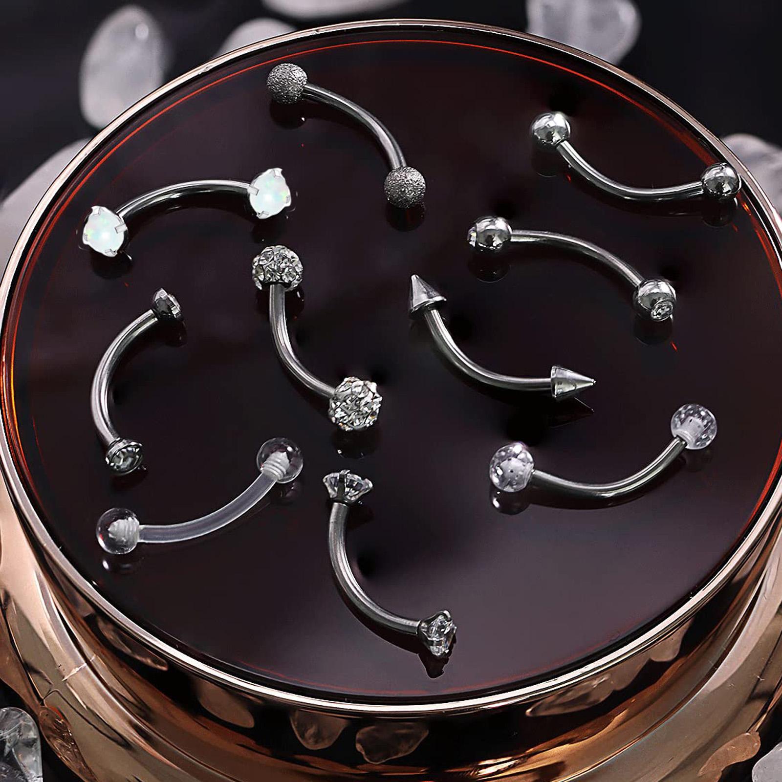 10/11/12 sztuk 16G ze stali ni – Body Jewelry Vertical Labret recenzja i cena