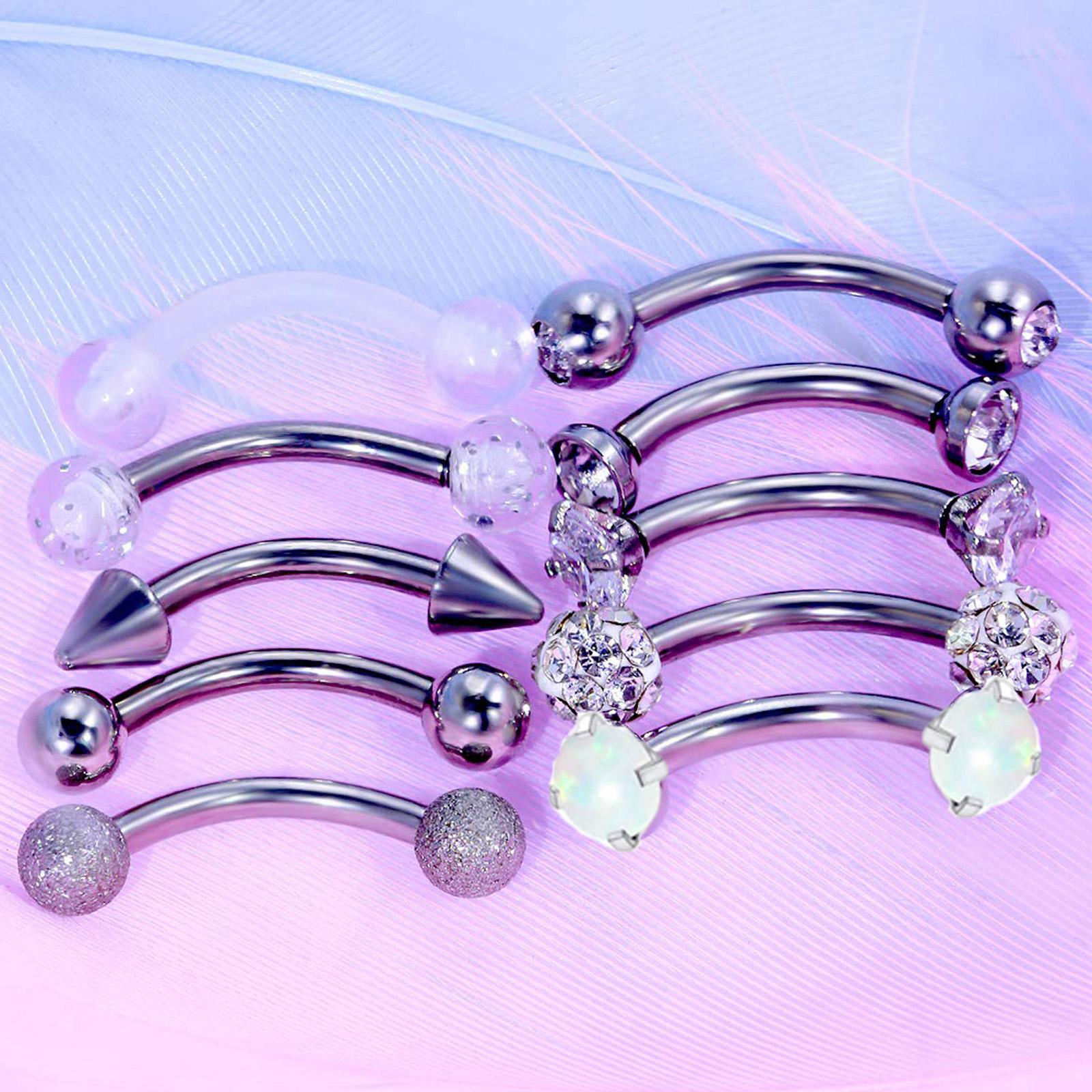 10/11/12 sztuk 16G ze stali ni – Body Jewelry Vertical Labret recenzja i cena