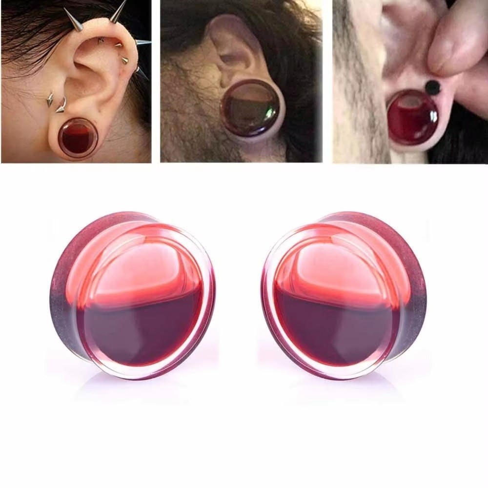 Podwójne kolczyki do uszu w ks – Body Jewelry Tunnels recenzja i cena