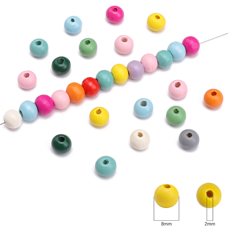 8mm 50 sztuk/worek drewniane j – Body Jewelry Unique recenzja i cena