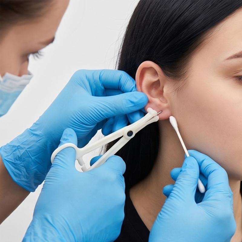 Kompletny zestaw biżuterii do  – Body Jewelry Gauges recenzja i cena