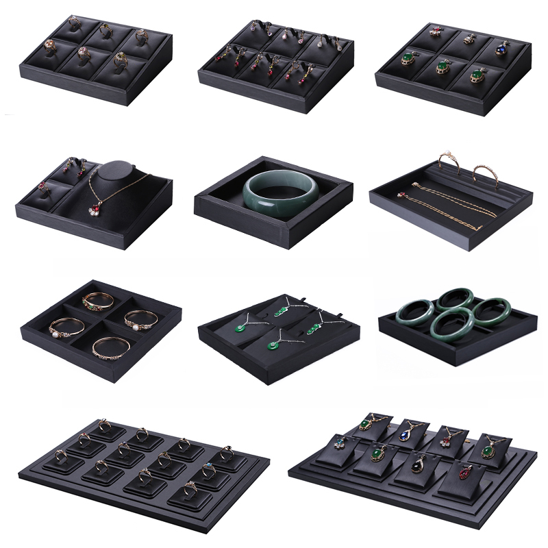 Superior czarny PU skórzany pi – Body Jewelry Display recenzja i cena