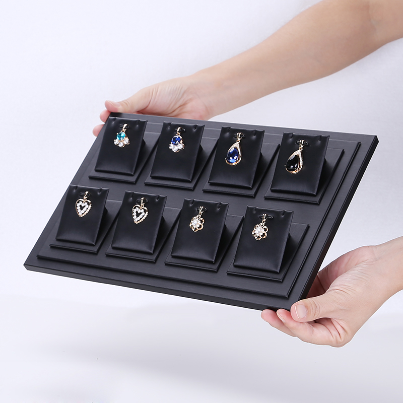 Superior czarny PU skórzany pi – Body Jewelry Display recenzja i cena