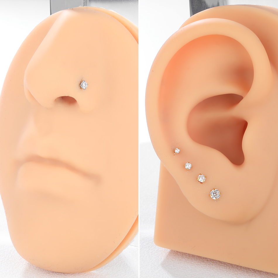1/5 szt. Tytanowy kolczyk do n – Body Jewelry Implants recenzja i cena