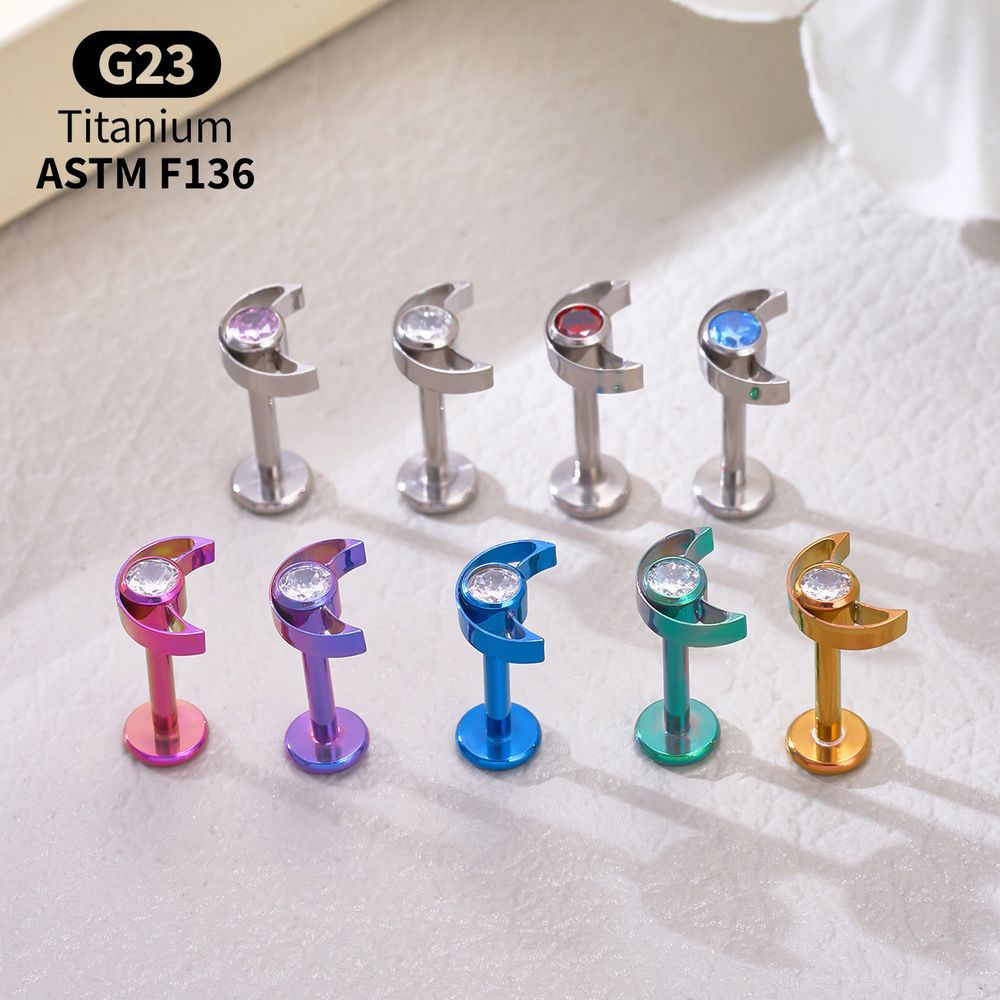 Zestaw labretów z tytanu G23 z – Body Jewelry Vertical Labret recenzja i cena