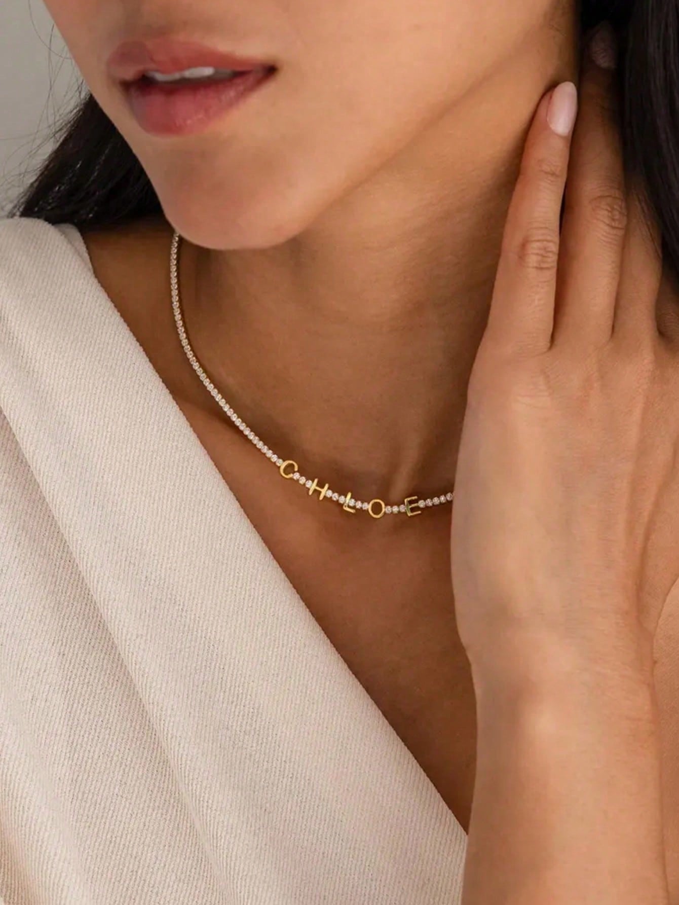 Naszyjnik tenisowy z imieniem  – Body Jewelry Unique recenzja i cena