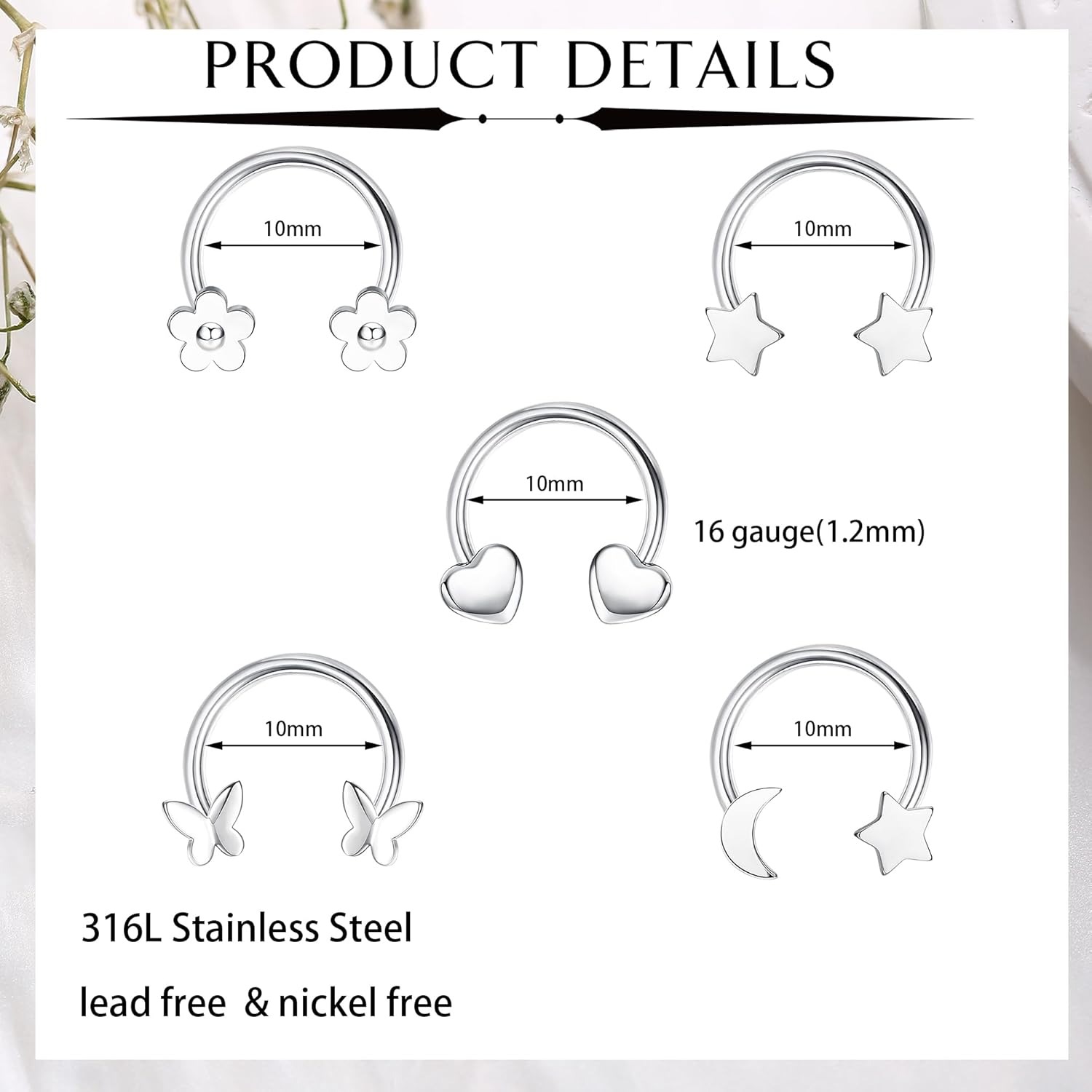 Drperfect 16G Zestaw kolczyków – Body Jewelry Changing Kit recenzja i cena