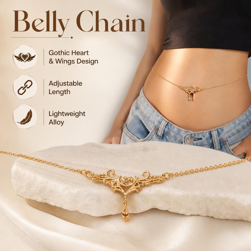Gotycki łańcuszek na talię z p – Body Jewelry For Women recenzja i cena