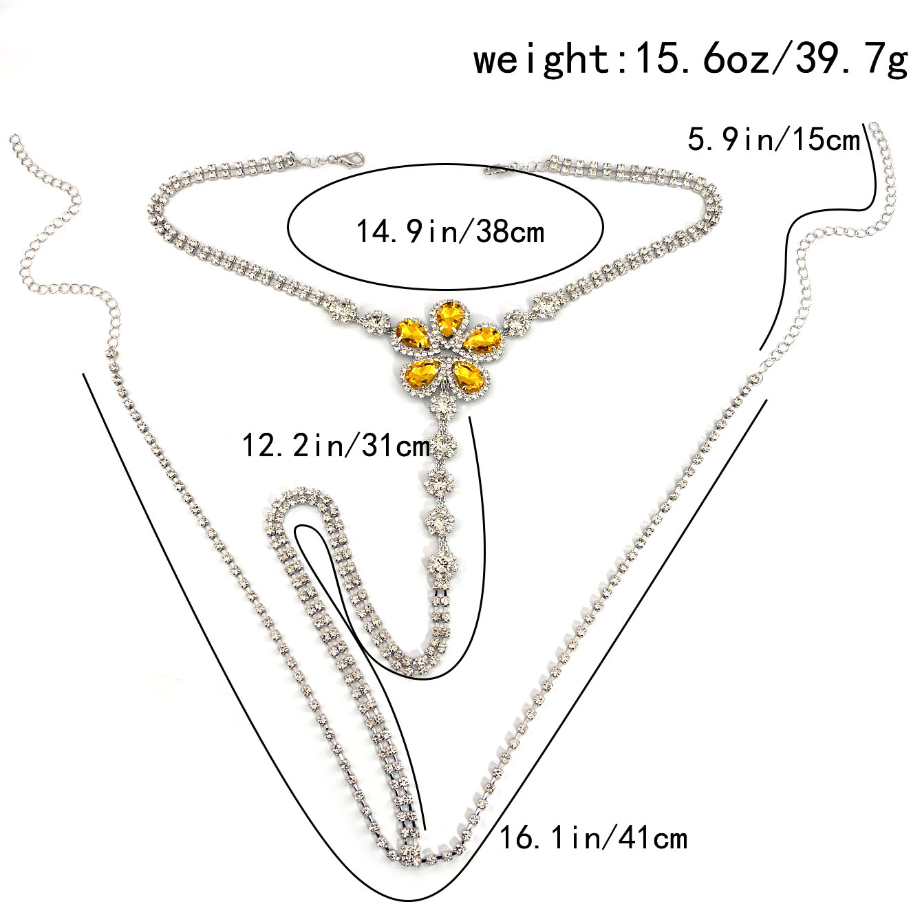 1 szt. Seksowny zestaw stringó – Body Jewels recenzja i cena