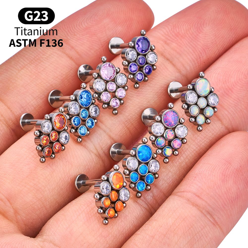 Zestawy labretów z tytanu z op – Body Jewelry Vertical Labret recenzja i cena