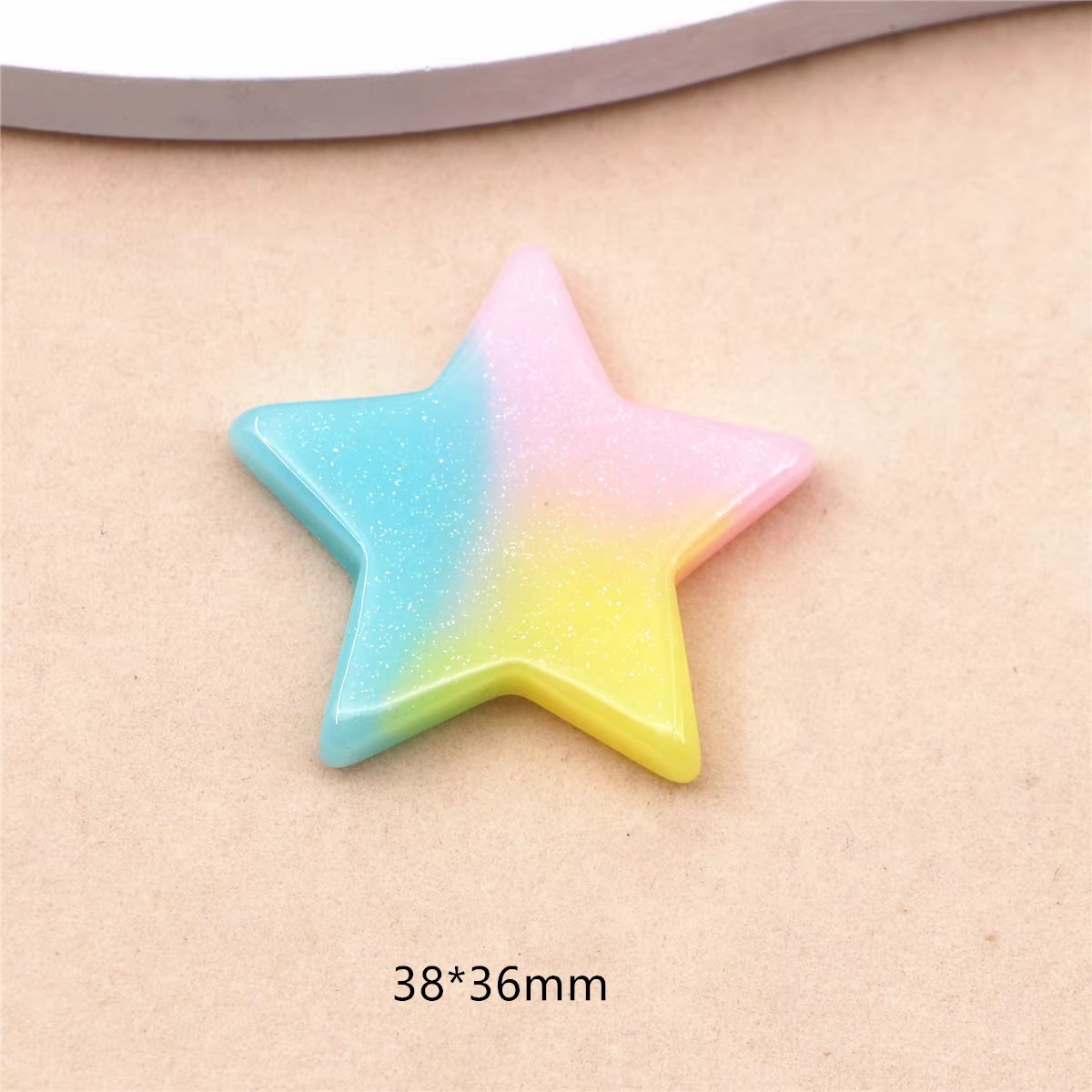 10 szt. Urocze żywiczne brokat – Star Flat Back recenzja i cena