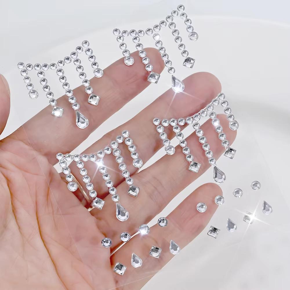 1/5 Arkusze Naklejki na biżute – Body Jewelry Eyebrow recenzja i cena