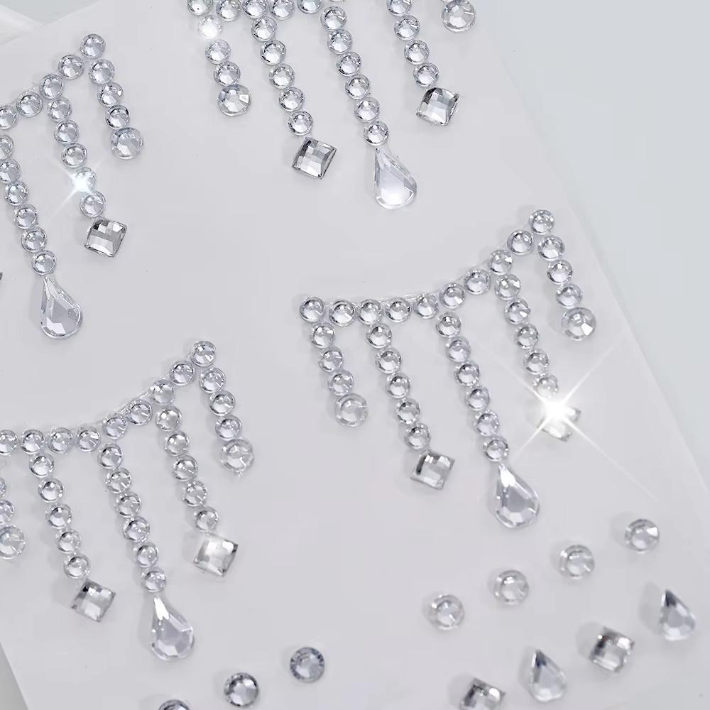 1/5 Arkusze Naklejki na biżute – Body Jewelry Eyebrow recenzja i cena
