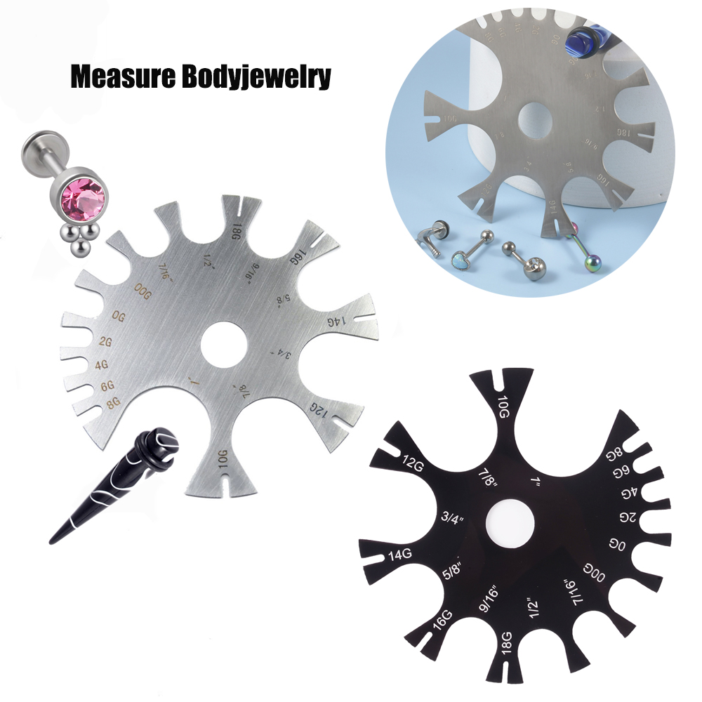 1/5 szt. Stal i akryl, narzędz – Body Jewelry Gauge Sizes recenzja i cena